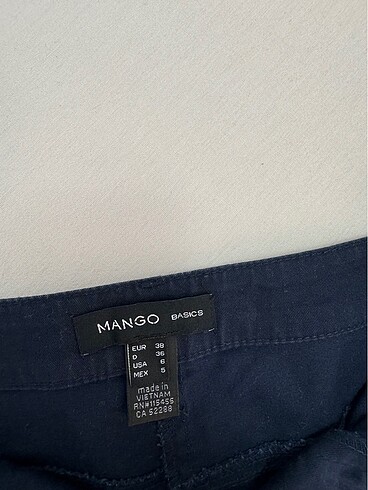 38 Beden Mango denim etek