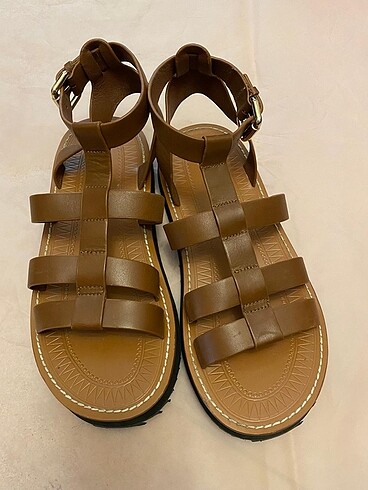 Zara Zara Taba Sandalet