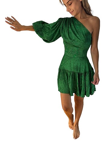 Muhteşem Yeşil elbise ???????? - Görsel 6