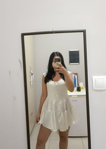 Trendyol & Milla Beyaz Mini Günlük Elbise