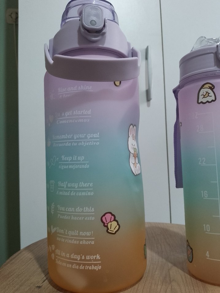 Pastel Renkli Çocuk Termos Şişeleri - Görsel 4