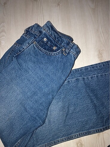 m Beden mavi Renk Vatkalı markalı pantolon jean