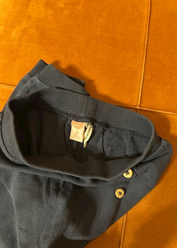 Düğmeli Gri Erkek Çocuk Eşofman Altı - Görsel 3