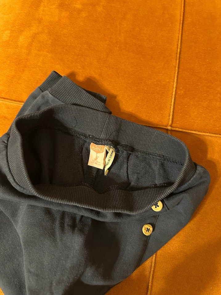 Düğmeli Gri Erkek Çocuk Eşofman Altı - Görsel 3