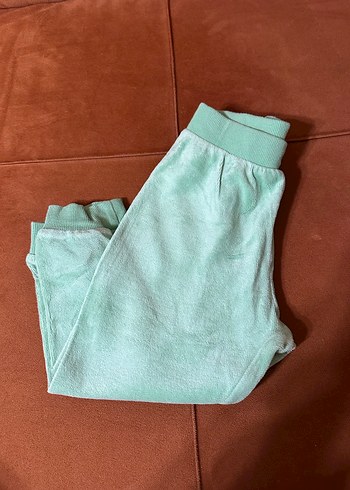 Erkek Çocuk Rahat Kesim Yeşil Eşofman Altı - Görsel 2