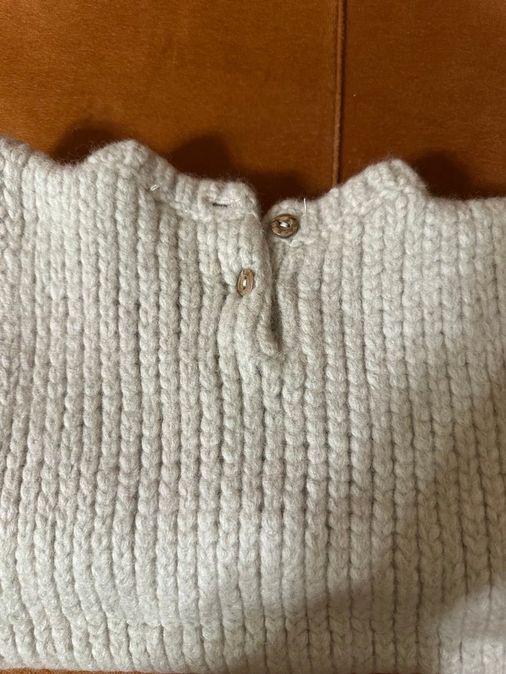 Unixes Çocuk Bej Triko Kolsuz Yelek - Görsel 3