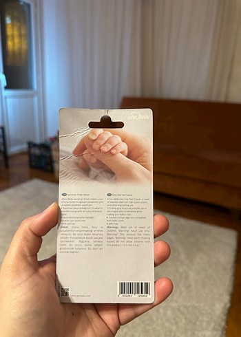 Sevi Bebe Easy Grip Bebek Tırnak Makası - Görsel 2