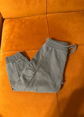 Gri Erkek Çocuk Rahat Kesim Eşofman Altı - Görsel 2