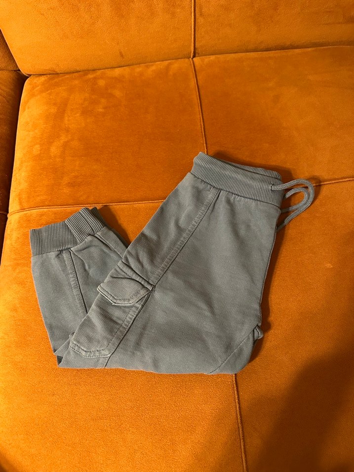 Gri Erkek Çocuk Rahat Kesim Eşofman Altı - Görsel 2