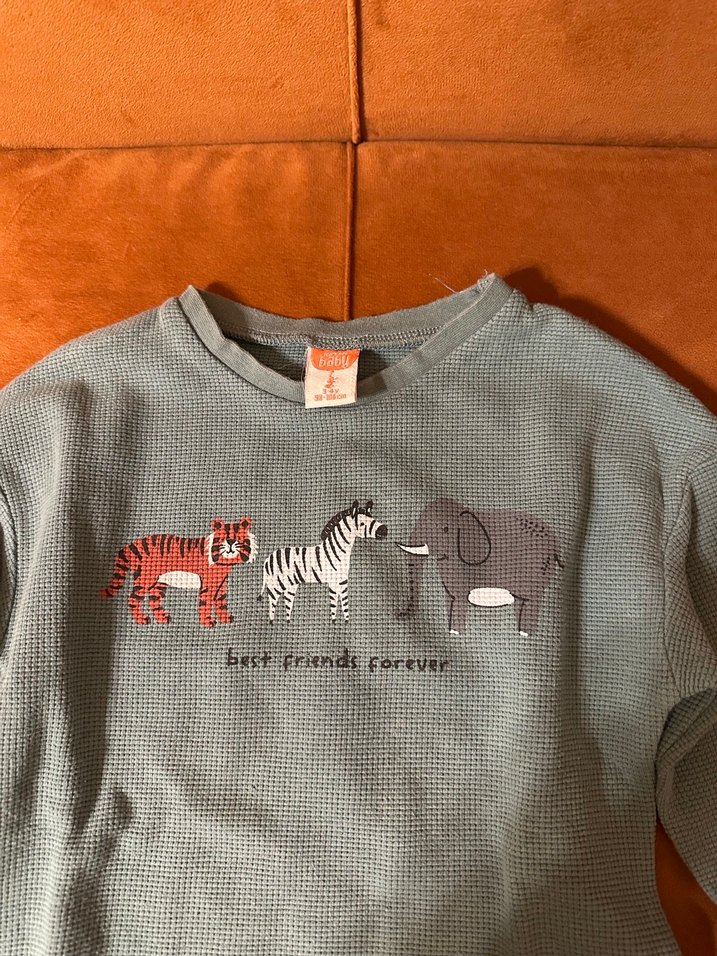 Gri Erkek Çocuk Uzun Kollu Baskılı Sweatshirt - Görsel 3