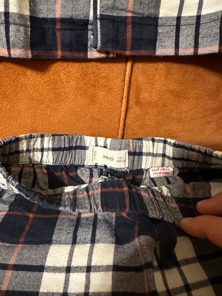 Kareli Düğmeli Erkek Çocuk Pijama Takımı - Görsel 3