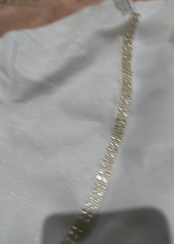 Kız Çocuk Beyaz Payetli Uzun Kollu Bolero ve elbise - Görsel 6