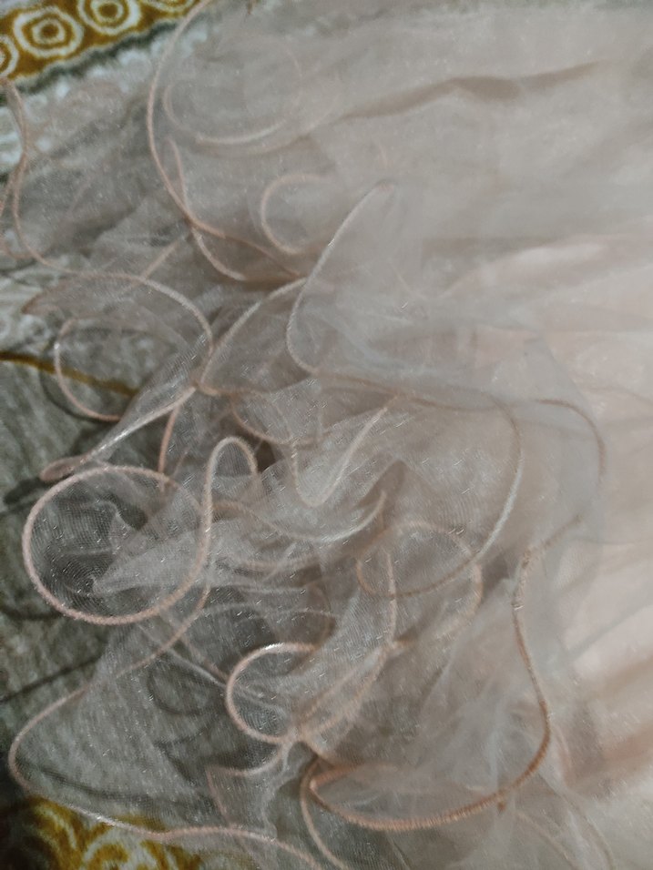 Kız Çocuk Beyaz Payetli Uzun Kollu Bolero ve elbise - Görsel 4