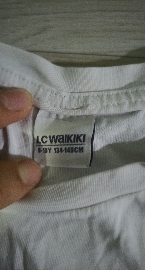 Beyaz Baskılı Kız Çocuk 
Tişört - Görsel 2