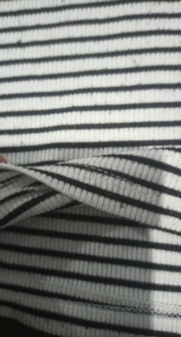 Kız Çocuk Çizgili Kısa Kollu Tişört - Görsel 4