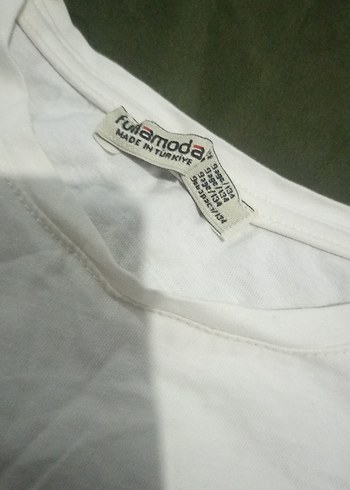 Kız Çocuk Beyaz Kısa Kollu Tişört - Görsel 2