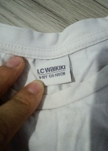 Beyaz Kız Çocuk Baskılı Pamuk Tişört - Görsel 2