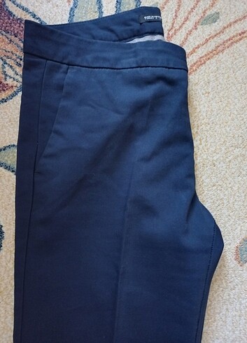Dar paça kumaş pantolon 