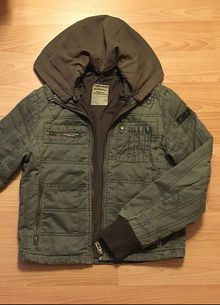 xs Beden Vintage Kapsonlu Mont