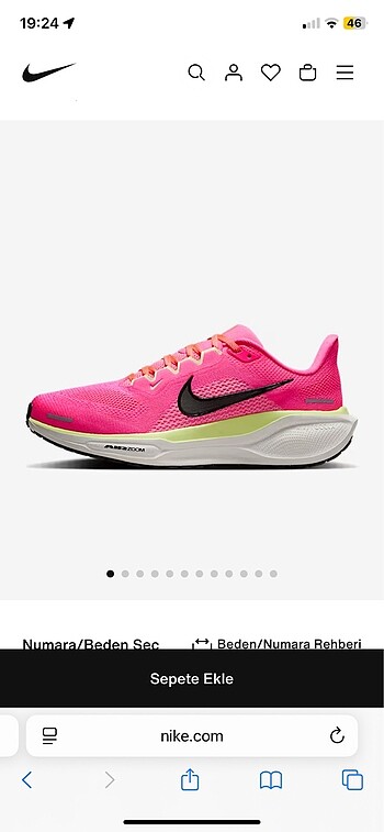 Nike yürüyüş ayakkabısı