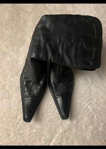 2000's Vintage Çizme - Görsel 4