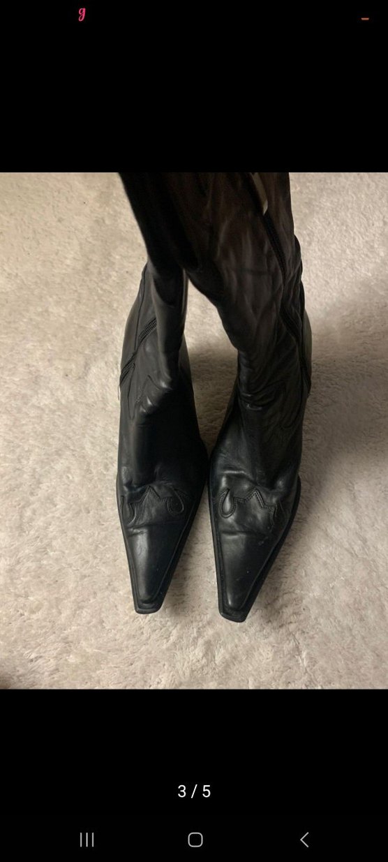 2000's Vintage Çizme - Görsel 3