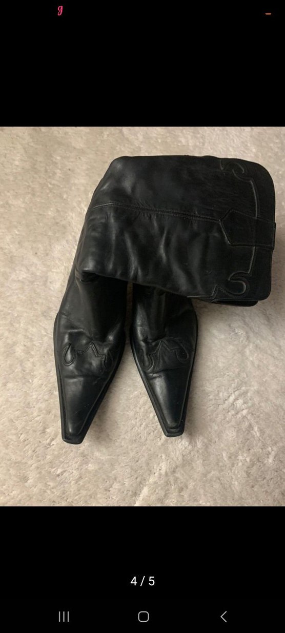 2000's Vintage Çizme - Görsel 4