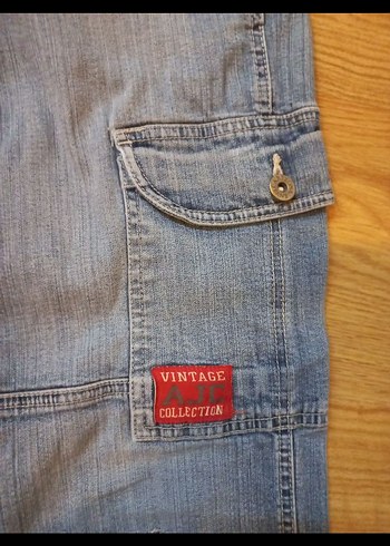 y2k vintage düşük bel kot pantolon - Görsel 3