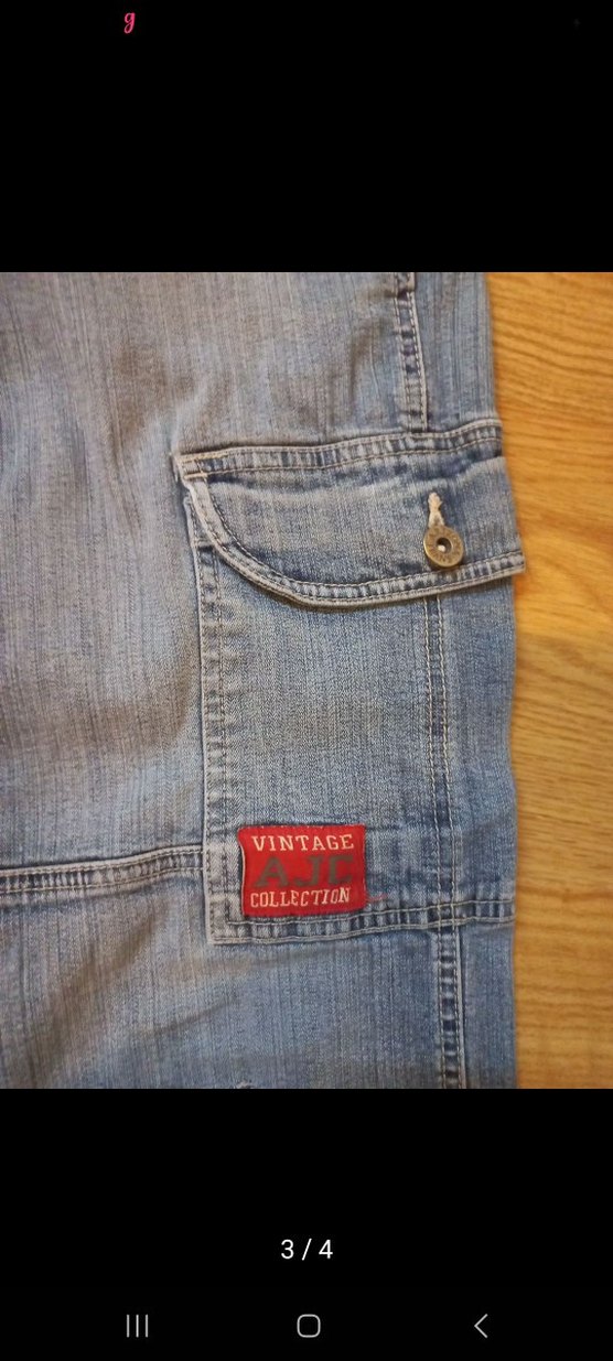 y2k vintage düşük bel kot pantolon - Görsel 3