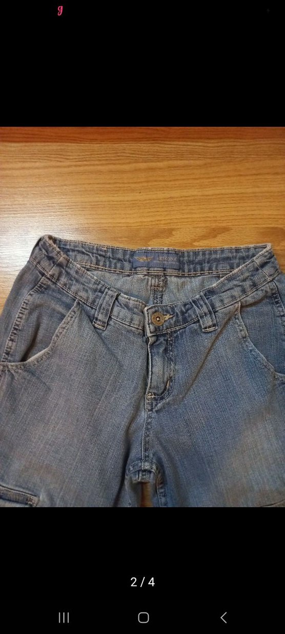 y2k vintage düşük bel kot pantolon - Görsel 2