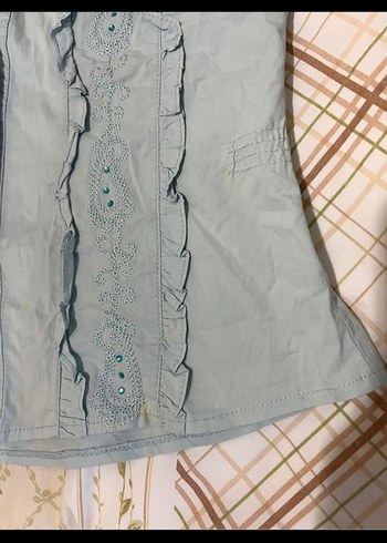 Mavi Vintage Gömlek - Görsel 5