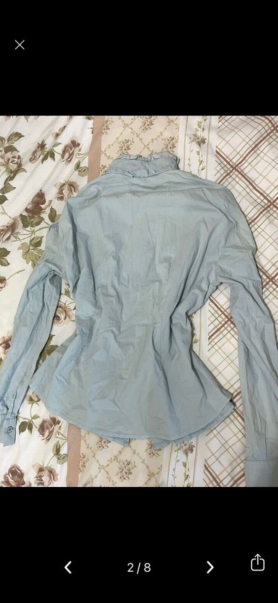 Mavi Vintage Gömlek - Görsel 2