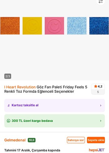 Revolution far paleti kaplı kutu ürün - Görsel 5