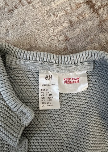 H&M Erkek Çocuk Gri Örgü Kazak