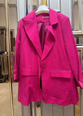 Fuşya Blazer Ceket