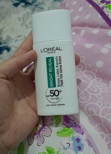 Loreal paris güneş kremi 