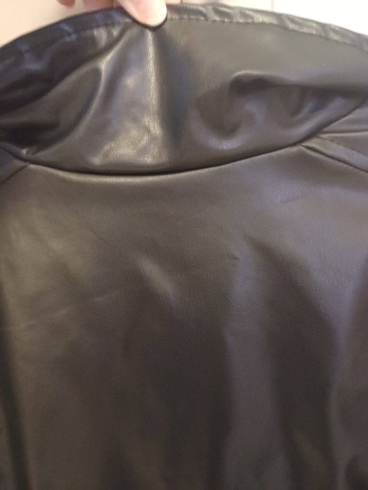 Biker Siyah Deri ceket - Görsel 5