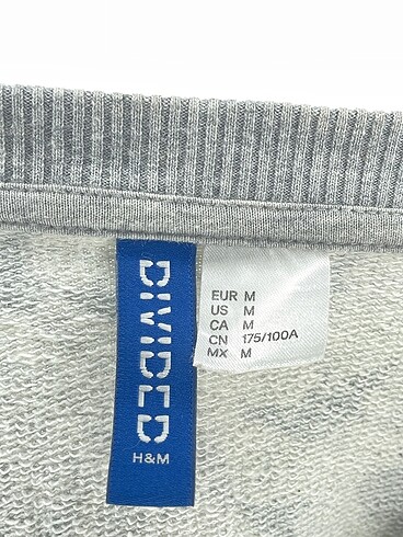m Beden gri Renk H&M Sweatshirt %70 İndirimli.