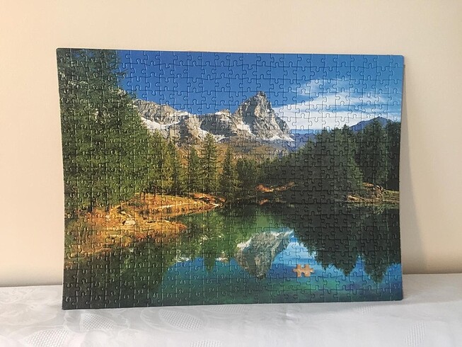  1000lik yapıştırılmış puzzle lar