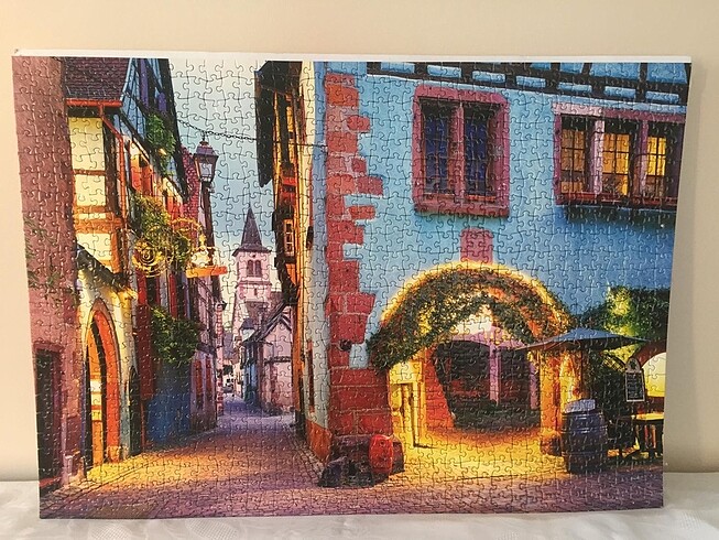  Beden Renk 1000lik yapıştırılmış puzzle lar