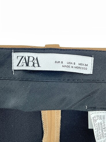 s Beden kahverengi Renk Zara Mini Etek %70 İndirimli.