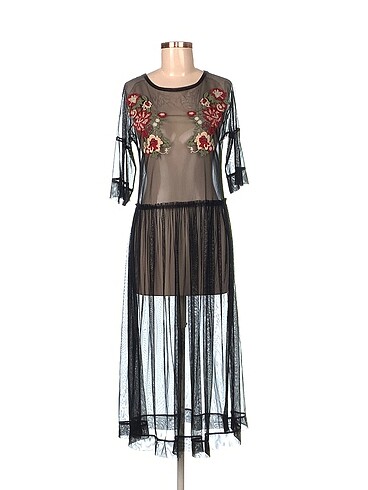 Zara Uzun Elbise %70 İndirimli.