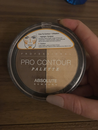 Absolute marka Kontür paletii pudra şeklinde