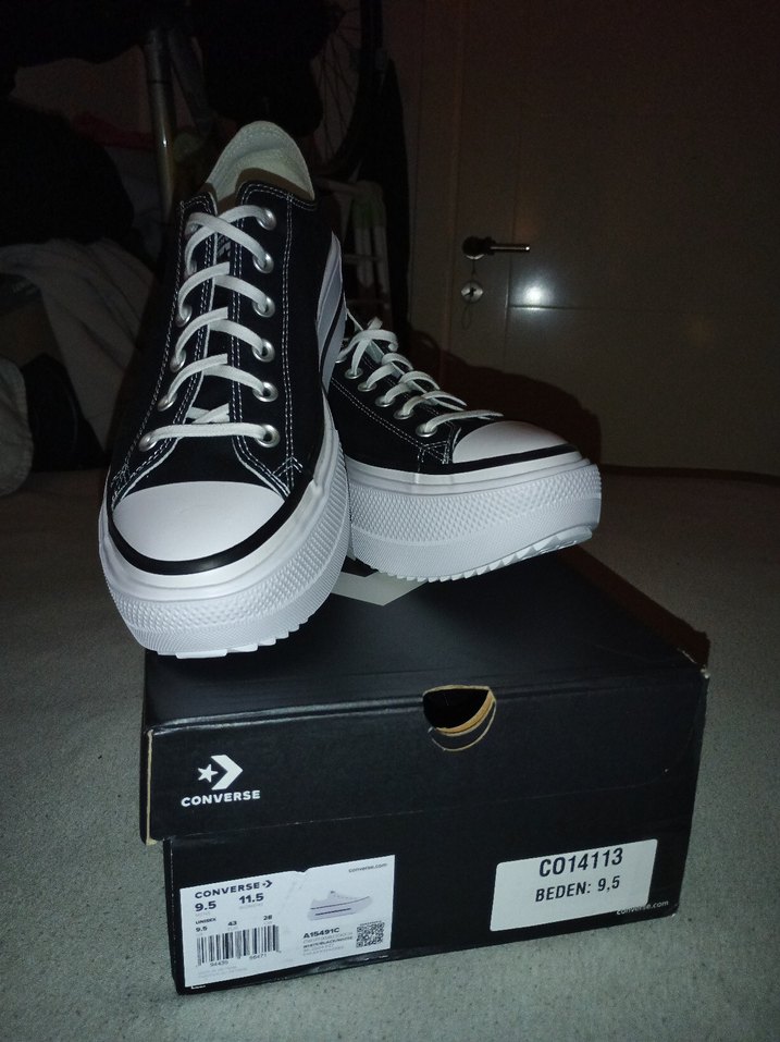 Converse Lift Double Stack Unisex Bayan 11,5 Erkek 9,5 43 28 cm - Görsel 4