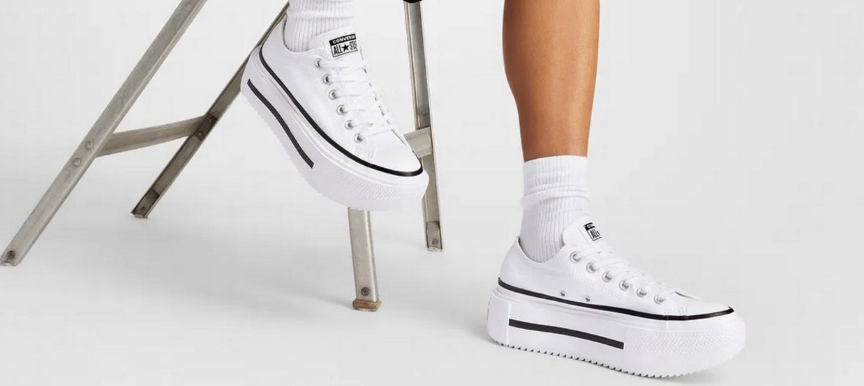 Converse Lift Double Stack Unisex Bayan 11,5 Erkek 9,5 43 28 cm - Görsel 4