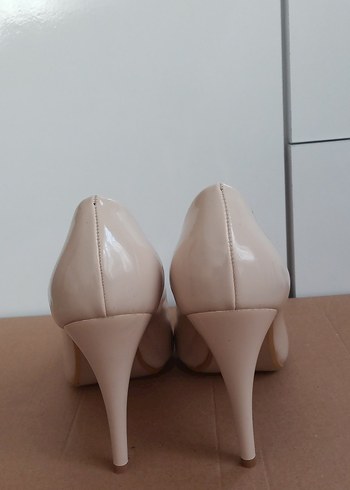 Bej Kadın Stiletto Topuklu Ayakkabı - Görsel 2