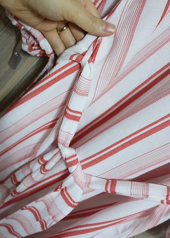 Bohem Uzun Bağcıklı Kadın Elbise - Görsel 5