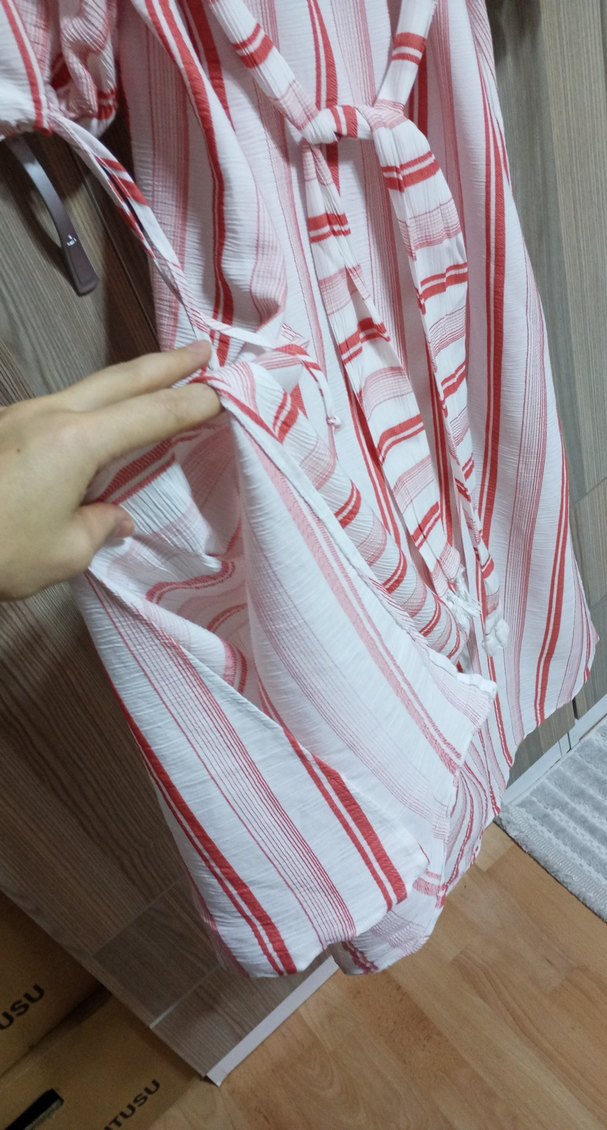 Bohem Uzun Bağcıklı Kadın Elbise - Görsel 4