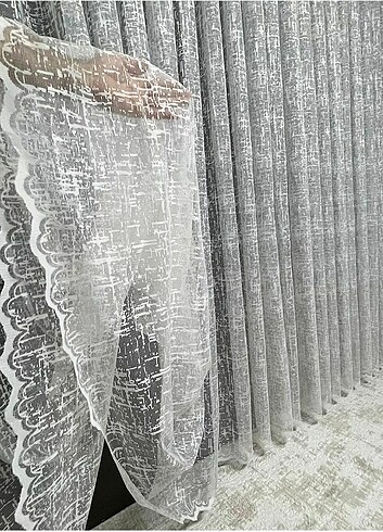 Beden beyaz Renk 3 Metre Tül Perde 700?