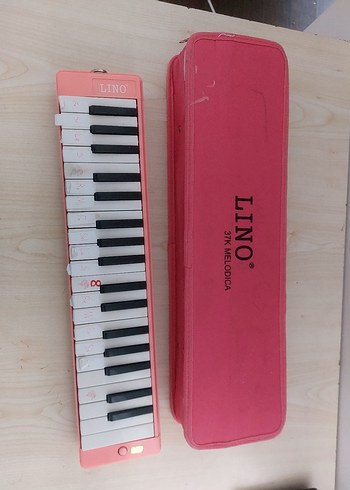 Pastel Pembe Melodika ve Taşıma Çantası - Görsel 3